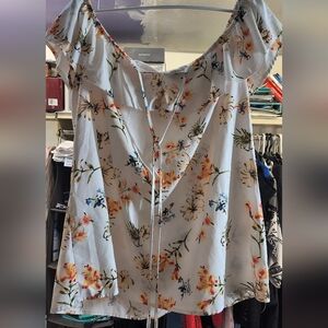 3/20$*Floral Off-Shoulder Top shein curves 3xl